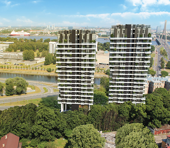 The real-estate developer R.Evolution City has started selling apartments in high-rise blocks of the Philosophers’ Residence project in the near Pārdaugava.