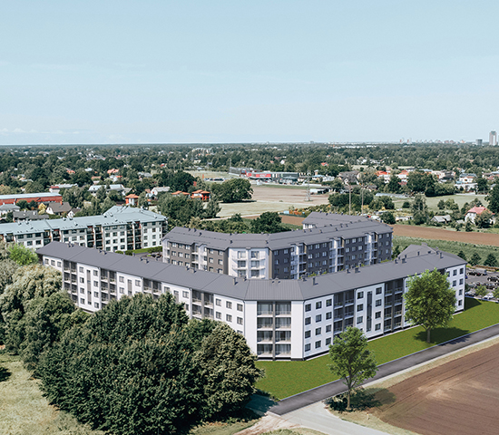 Second stage of the construction of the multi-apartment building project "Mārupe nami" has started in Mārupe with BlueOrange providing the funding of € 3.7 mil.