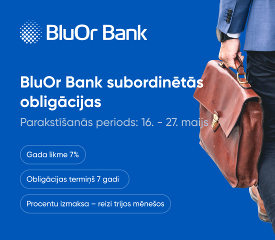 BluOr Bank uzsāk publisko obligāciju piedāvājumu