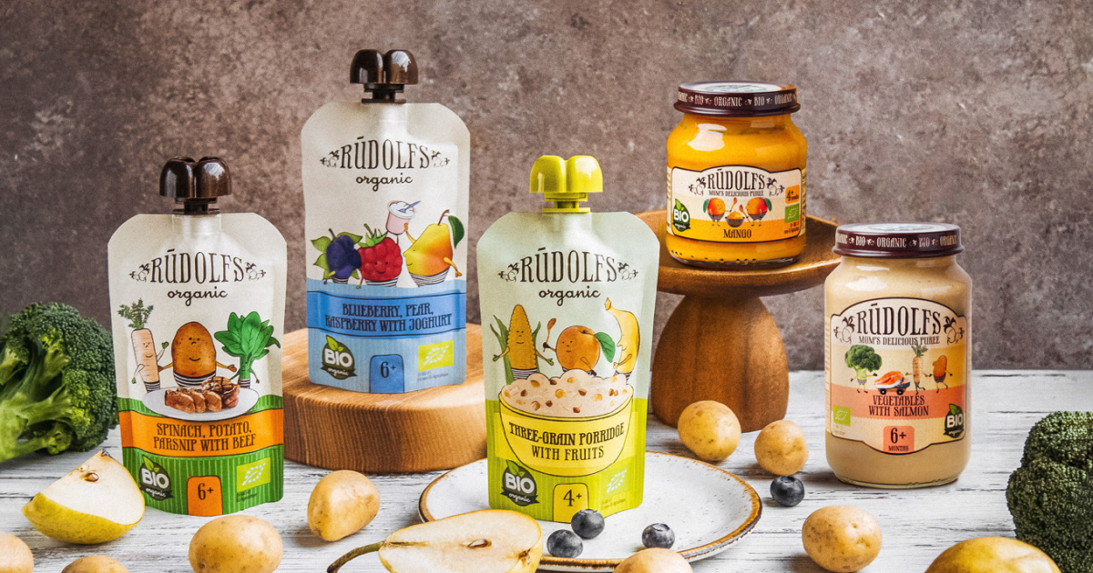 Продукция продовольственного бренда “Rūdolfs” – это экологически чистые и вкусные продукты, которыми наслаждаются потребители во многих латвийских домах.