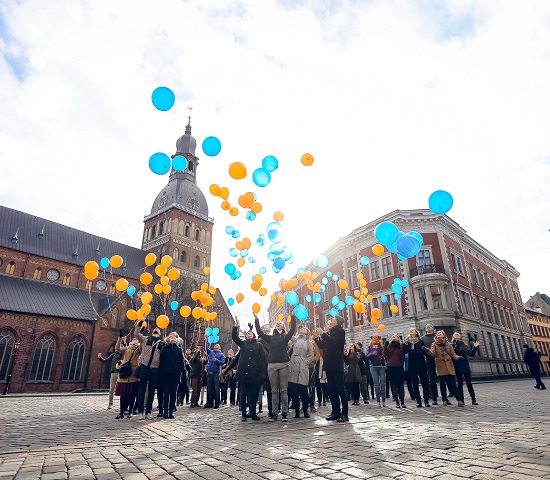 To commemorate Restoration of Independence Day in Latvia, BlueOrange has prepared an exceptionally beautiful gift to the entire country and its many visitors.